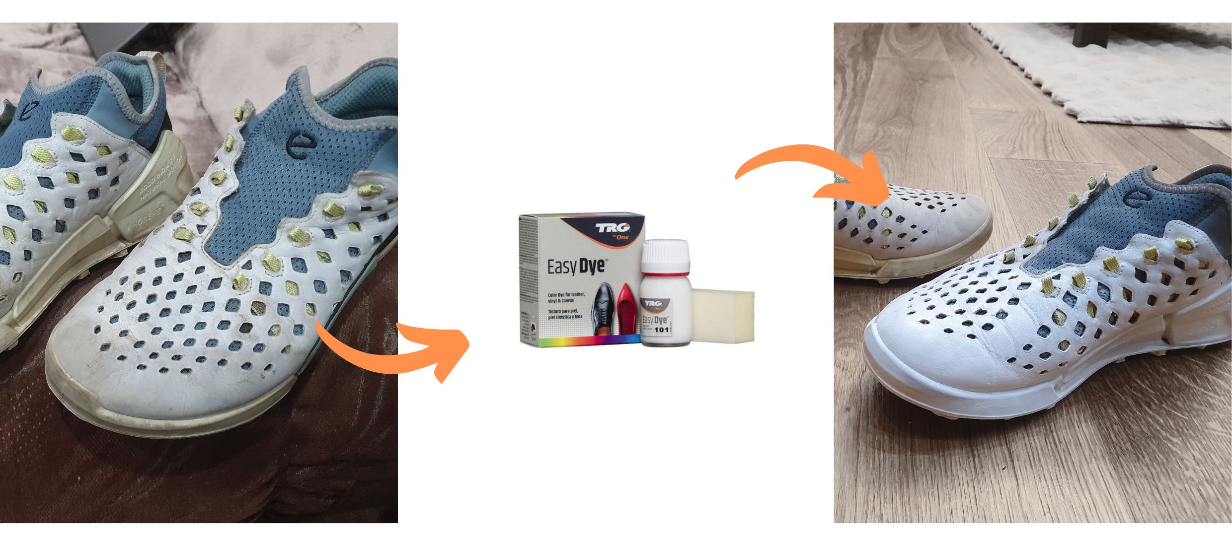 Jak vrátit bílým teniskám jejich původní vzhled Juraj vsadil na Barvu Easy Dye White 101